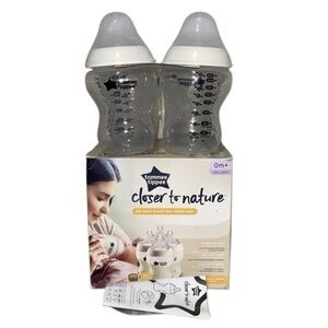 Tommee Tippee Closer to Nature Baby Bottles 4-Pack 9oz New‎ Open Box